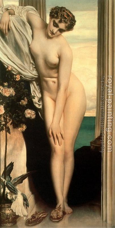 Lord Frederick Leighton : Venus Disrobing for the Bath